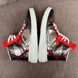 Givenchy | Shoes | Givenchy Mens Wing Metallic Leather High  display picture 2